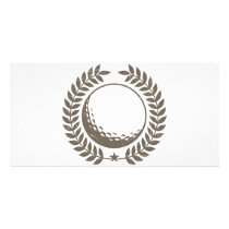Golf Ball Vintage Design Photo Cards