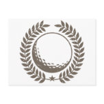 Golf Ball Vintage Design Postcards