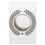 Golf Ball Vintage Design stationery