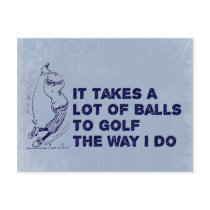 Golf Balls Post Card