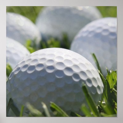 Golf Balls Print by GolfClubhouse