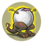 Golf Beast Round Sticker