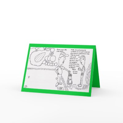 Golf Birthday Card by jmtboro