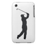 Golf Black Silhouette Shadow iPhone 3 Case-Mate Case
