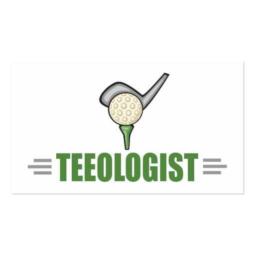 Golf Business Card Template
