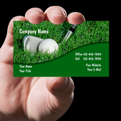 Golf Business Cards by Luckyturtle