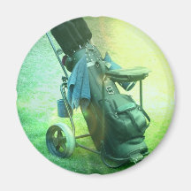 Golf Caddie Fridge Magnet