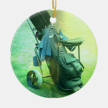 Golf Caddie Ornament
