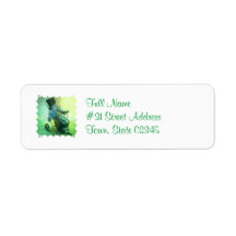 Golf Caddie Return Address Label
