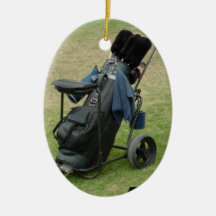 Golf Cart Bag Ornament