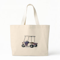 golf cart graphic canvas bag
