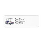 golf cart graphic custom return address labels
