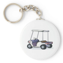 golf cart graphic keychains