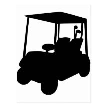 Golf Cart Post Cards