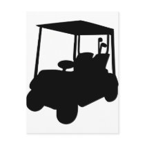 Golf Cart Post Cards