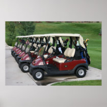Golf Carts Posters