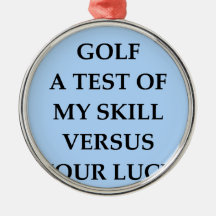 golf christmas ornaments