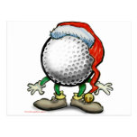 Golf Christmas Post Cards