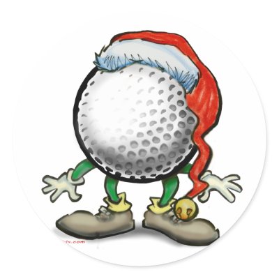 Golf Christmas by FunGraphix