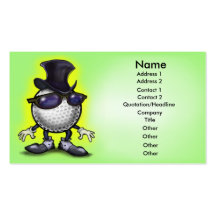 Golf Classic Business Card Template
