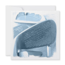 Golf Club Collage Invitation