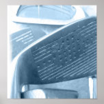 Golf Club Collage Poster
