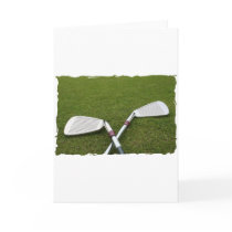 Golf Club Design Greeting Card