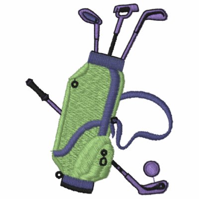 Golf Clubs Embroidered Shirt