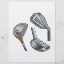 Golf Clubs Flyer Design
