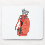 golf clubs mouse pad