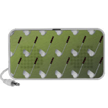 Golf Clubs on Green Speakers