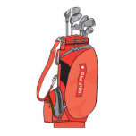 golf clubs photo sculptures