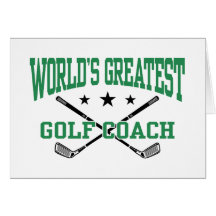 Golf Coach Cards