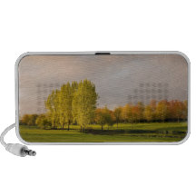 Golf Course in Autumn Portable Speakers