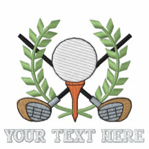 Golf Crest - add your text - father's day Polo