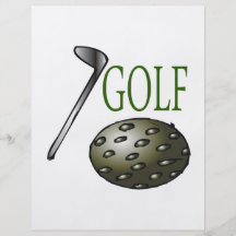 Golf Custom Flyer