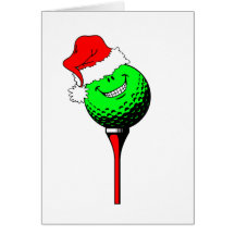 Golf de Noël Cartes