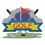 Golf Design Embroidered Shirt