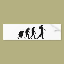 golf evolution bumper stickers