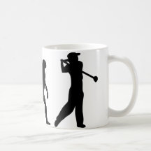 golf evolution coffee mugs