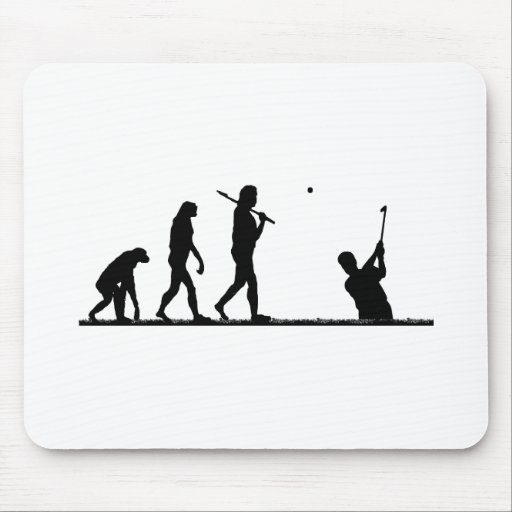 golf evolution mouse pad