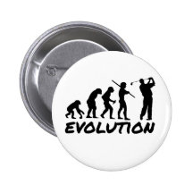 Golf Evolution Pinback Buttons