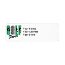 golf fever return address label