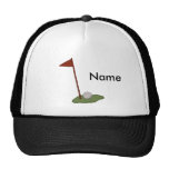 Golf Flag Custom Name Trucker Hats