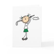 Golf Girl Card