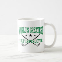 Golf Instructor Mugs