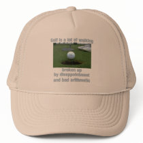 Golf is a lot of walking