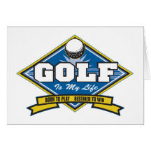 Golf is my Life Greeting Cards