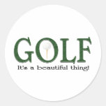 Golf Its a beautiful thing Stickers