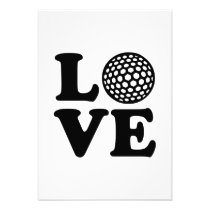Golf Love invitations